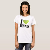 I Love Tennis T-shirt (Voorkant volledig)