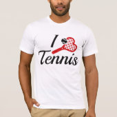 I Love Tennis T-shirt (Voorkant)