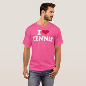 I Love Tennis T-shirt (Voorkant volledig)