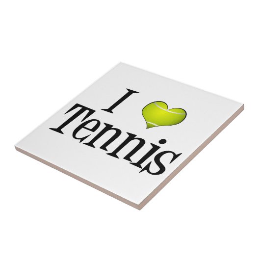 I Love Tennis Tegeltje (Zijkant)