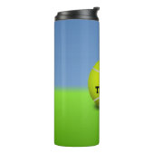 I Love Tennis - tennis ball - gras Thermosbeker (Gedraaid links)