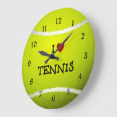 I Love Tennis - Tennis Ball Grote Klok (Hoek)