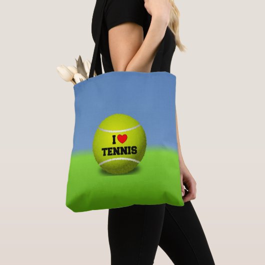 I Love Tennis Tote Bag (Dichtbij)