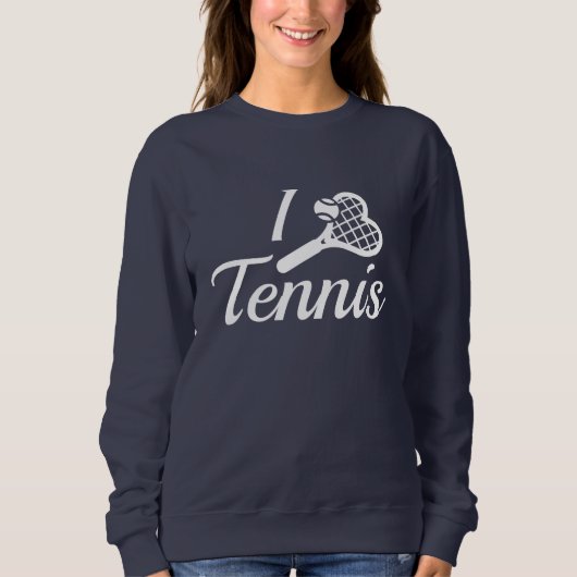 I Love Tennis Trui (Voorkant)
