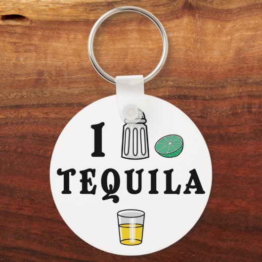 I Love Tequila Sleutelhanger (Voorkant)