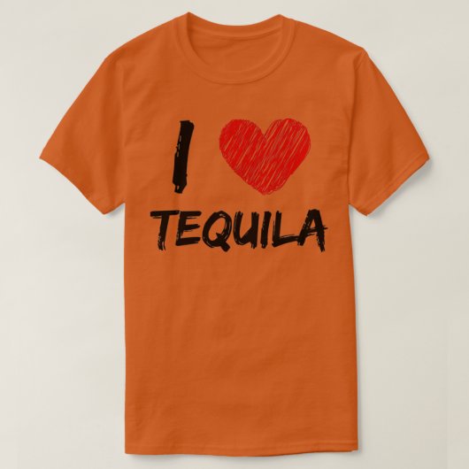 I Love Tequila T-shirt (Design voorkant)