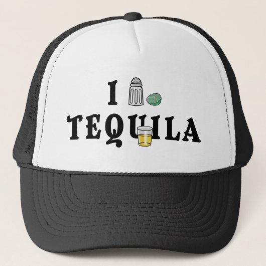 I Love Tequila Trucker Pet (Voorkant)