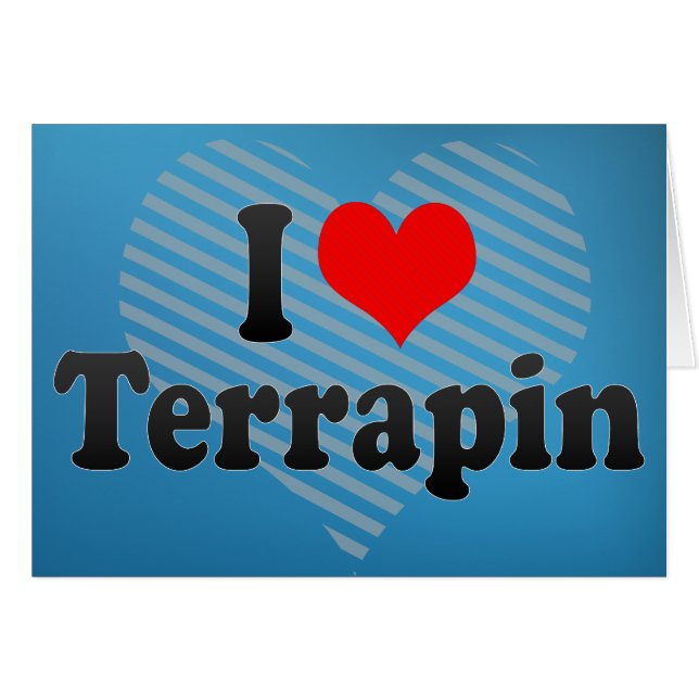 I Love Terrapin (Voorkant Horizontaal)