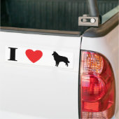 I Love Tervurens Bumpersticker (Op Truck)