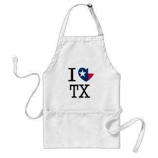I Love Texas Apron Standaard Schort