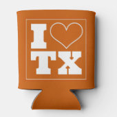 I Love Texas (Austin) Koozie (Achterkant)