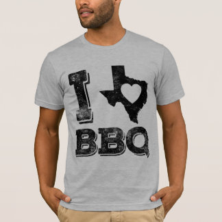 I Love Texas BBQ 2 T-shirt