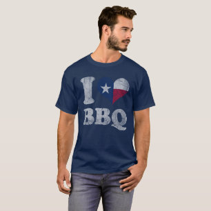 I Love Texas BBQ T-shirt