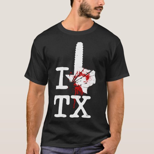 I Love TEXAS CHAINSAW Essential T-Shirt (Voorkant)