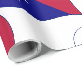 I Love Texas Flag Heart Cadeaupapier (Rol Hoek)