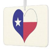I Love Texas Flag Heart Luchtverfrisser (Links)