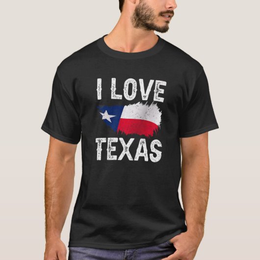 I Love Texas Gezegden Pride Texan Patriotic T-shirt (Voorkant)
