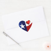 I Love Texas Hart Sticker (Envelop)