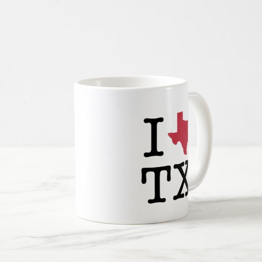 I Love texas Koffiemok (Voorkant rechts)