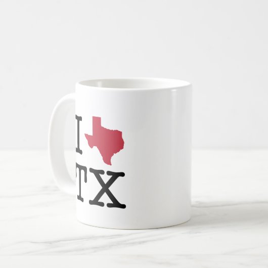 I Love texas Koffiemok (Voorkant links)