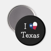 I Love Texas Magnet (Voorkant / Achterkant)