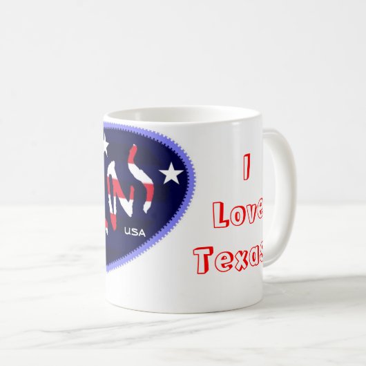 I Love Texas mok (Voorkant rechts)