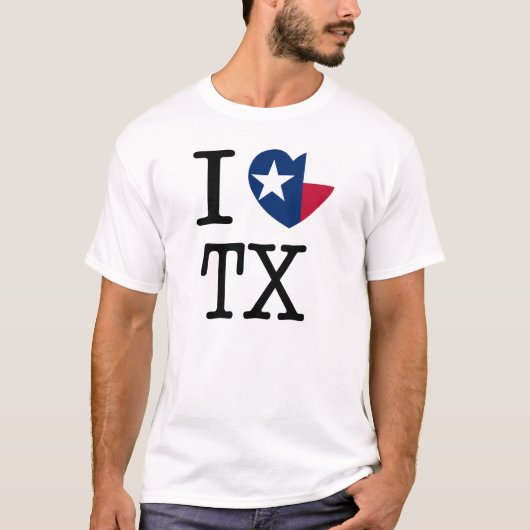 I Love Texas Shirt (Voorkant)