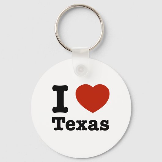 I Love texas Sleutelhanger (Voorkant)