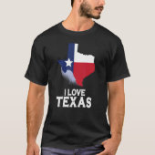 I Love Texas State Texan Gezegden Pride 1 T-shirt (Voorkant)
