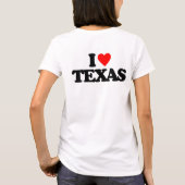 I LOVE TEXAS T-SHIRT (Achterkant)