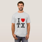 I Love Texas T-shirt (Voorkant volledig)