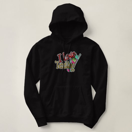 I Love Texting Hoodie (Design voorkant)