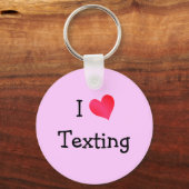 I Love Texting Sleutelhanger (Voorkant)