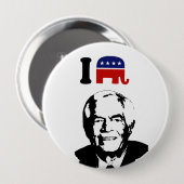 I Love Thad Cochran Ronde Button 4,0 Cm (Voorkant /achterkant)