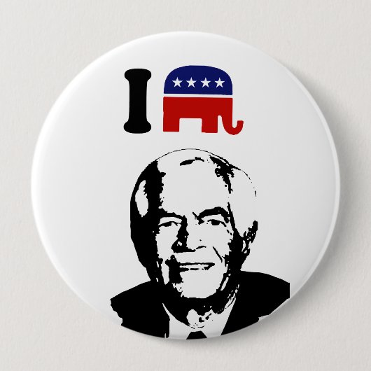 I Love Thad Cochran Ronde Button 4,0 Cm (Voorkant)