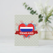 I Love Thailand Briefkaart (Staand voorkant)