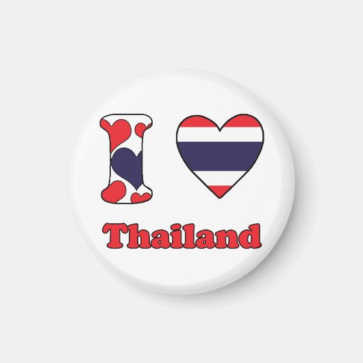 I love Thailand Magneet (Voorkant)