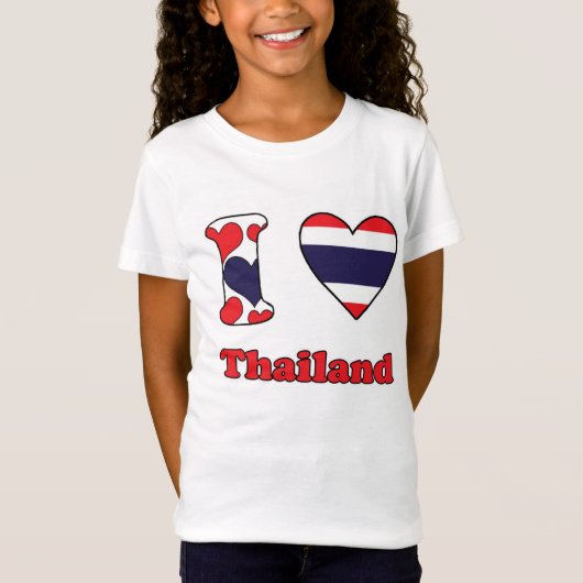 I love Thailand T-shirt (Voorkant)