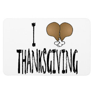 I Love Thanksgiving Magneet