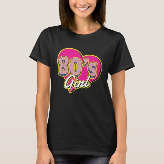 I Love The 80s For all who Love 80s T-shirt (Voorkant)