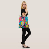 "I Love the 80's" Retro Schoudertas Tote Bag (Op model)