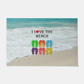 I Love the Beach Deurmat (Voorkant)