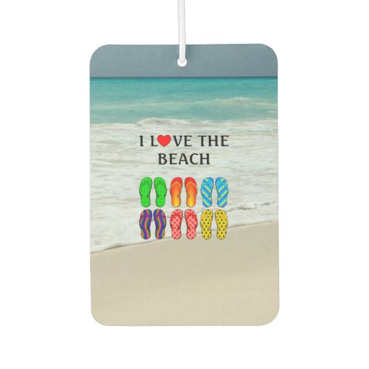I Love the Beach, Luchtverfrisser (Voorkant)