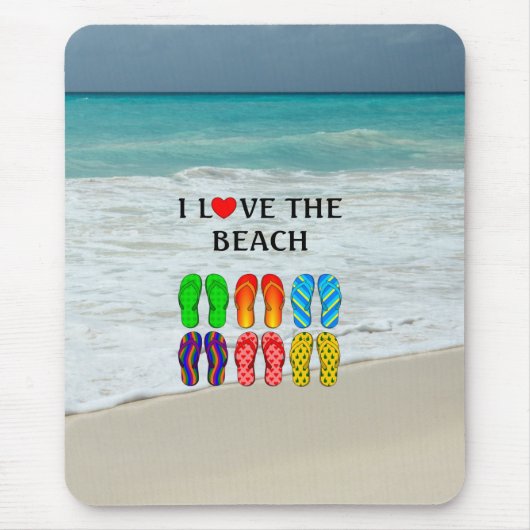 I Love the Beach,  Muismat (Voorkant)