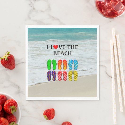 I Love the Beach Servet (Insitu)