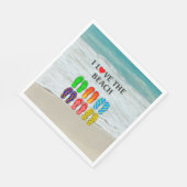 I Love the Beach Servet (Hoek)