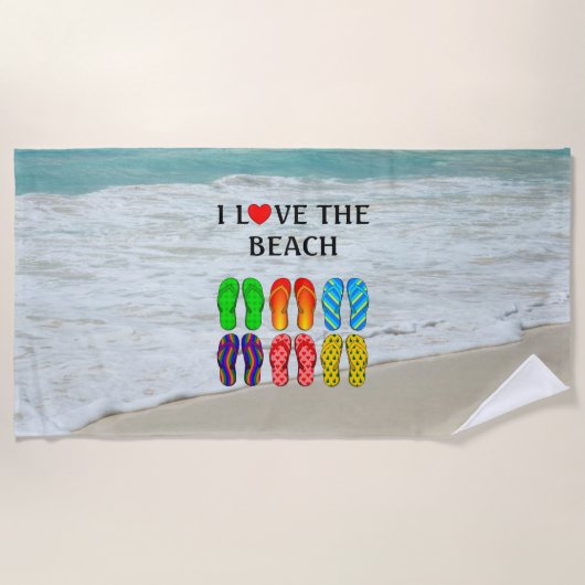 I Love the Beach, Strandlaken (Voorkant)