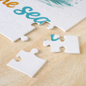 I Love the Sea Sailboat Sunset Ocean 110 Piece Puz Legpuzzel (Zijkant)