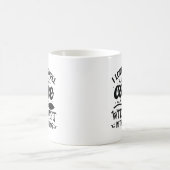 I Love the Smell Coffee Funny Witch Halloween Koffiemok (Center)