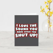 I Love The Sound You Make When You Shut Up  Kaart (Gele Bloem)